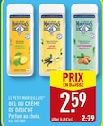 Gel ou crème de douche - Le Petit Marseillais en promo chez Aldi Gel ou crème de douche - Le Petit Marseillais dans le catalogue Aldi