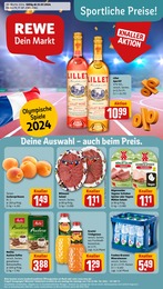 Aktueller REWE Prospekt, "Dein Markt", mit Angeboten der Woche, gültig von 22.07.2024 bis 22.07.2024