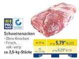 Schweinenacken im METRO Prospekt Schweinenacken von im aktuellen METRO Prospekt für 6,20 €