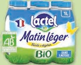 Lait uht sans lactose 1,2% mg bio - MATIN LÉGER en promo chez U Express Asnières-sur-Seine à 9,36 €