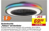 Aktuelle Ventilator Angebote bei toom Baumarkt in Wuppertal Aktuelles Deckenleuchte âPalmeroâ mit Ventilator Angebot bei toom Baumarkt in Wuppertal ab 69,99 âŹ