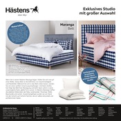 Aktueller Ambiente by Hesse Prospekt mit Bett, "wo Design zu Hause ist und bleibt", Seite 12