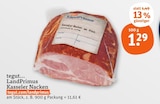 Aktuelle Schweinefleisch Angebote bei tegut in Augsburg Aktuelles LandPrimus Kasseler Nacken Angebot bei tegut in Augsburg ab 1,29 €