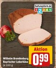 Bayrischer Leberkäse Angebote von Wilhelm Brandenburg bei REWE Bad Salzuflen für 0,99 €