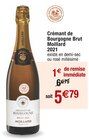 Crémant de Bourgogne Brut 2021 - Moillard dans le catalogue Cora