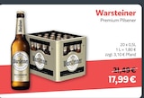 Premium Pilsener im Angebot bei Durst.de in Rostock Premium Pilsener Angebote von Warsteiner bei Durst.de Rostock für 17,99 €