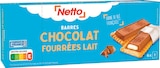 Barres Chocolat Fourrées Lait - Netto à 3,01 € dans le catalogue Netto
