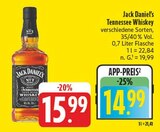 Tennessee Whiskey im Angebot bei EDEKA in Jena Tennessee Whiskey Angebote von Jack Daniel's bei EDEKA Jena für 14,99 €