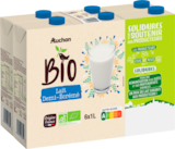 LAIT DEMI-ÉCRÉMÉ AUCHAN BIO - AUCHAN BIO en promo chez Auchan Hypermarché Montpellier à 5,99 €