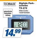 Digitale Parkscheibe TX-272 Angebote von Technaxx bei expert Moers für 14,99 €