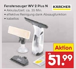 Fenstersauger WV 2 Plus N Angebote von Kärcher bei Netto Marken-Discount Essen für 51,99 €