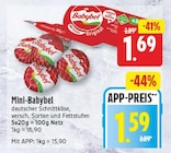 Mini-Babybel von Babybel für 1,59 € bei EDEKA im Angebot Mini-Babybel von Babybel im aktuellen EDEKA Prospekt