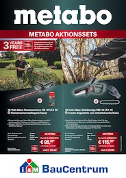 i&M BauCentrum Prospekt: "Metabo-Aktionssets – Jetzt ZUGREIFEN!", 4 Seiten, 23.05.2024 - 31.03.2025