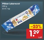 Pfälzer Leberwurst  im aktuellen Netto Marken-Discount Prospekt für 1,29 €