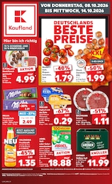 Kaufland Prospekt für Nürnberg mit 70 Seiten Kaufland Prospekt für Nürnberg: "Hier bin ich richtig", 70 Seiten, 08.10.2026 - 14.10.2026