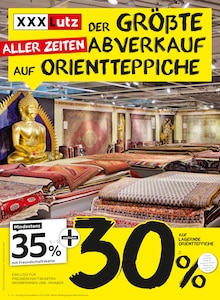 XXXLutz Möbelhäuser Wasbek Prospekt "Der größte Abverkauf auf Orientteppiche" mit 2 Seiten