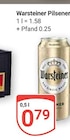 Pilsener Angebote von Warsteiner bei GLOBUS Neuwied für 0,79 €