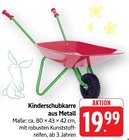 Kinderschubkarre aus Metall Angebote bei E center Ludwigsburg für 19,99 €