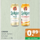 Pils Angebote von Lübzer bei Getränke A-Z Oranienburg für 0,89 €