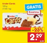 Cards von Kinder für 2,29 € bei Netto Marken-Discount im Angebot Cards von Kinder im aktuellen Netto Marken-Discount Prospekt