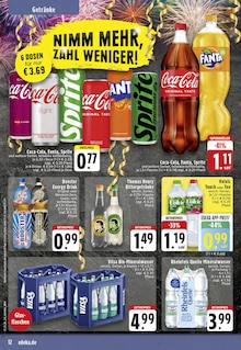 Coca Cola im EDEKA Prospekt "Aktuelle Angebote" mit 24 Seiten (Eschweiler)