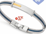 Promo Bracelet acier, diamètre grand modèle, or jaune 0,04 g à 37,00 € dans le catalogue E.Leclerc à Moisselles