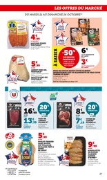 Prix et réduction Poulet Fermier dans le prospectus Super U en cours Offre Poulet Fermier dans le catalogue Super U du moment à la page 27