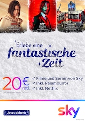 Fernseher im Sky Prospekt in Barsinghausen Aktueller Sky Prospekt mit Fernseher, "Erlebe eine fantastische Zeit", Seite 1