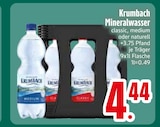 Mineralwasser classic Angebote von Krumbach bei EDEKA Straubing für 4,44 €