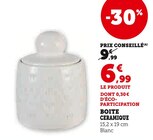 Boîte céramique en promo chez Super U Orléans à 6,99 €