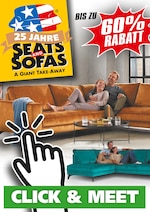 Seats and Sofas Prospekt für Oberhausen mit 1 Seiten Seats and Sofas Prospekt für Oberhausen: "Bis zu 60% Rabatt", 1 Seiten, 15.02.2021 - 30.04.2021