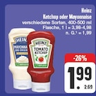 Ketchup oder Mayonnaise von Heinz im aktuellen EDEKA Prospekt für 1,99 €