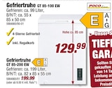 Aktuelle Gefriertruhe Angebote bei POCO in Bochum Aktuelles Gefriertruhe GT 85-100 EW Angebot bei POCO in Bochum ab 129,99 €