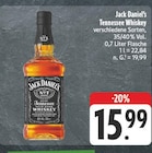 Aktuelles Tennessee Whiskey Angebot bei EDEKA in Nürnberg ab 15,99 €
