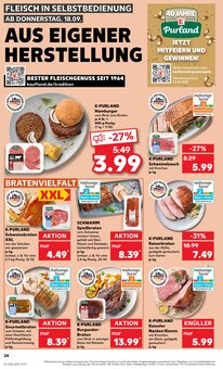 Hackfleisch im Kaufland Prospekt "Aktuelle Angebote" mit 58 Seiten (Mönchengladbach)