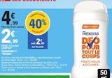 Déodorant Fraîcheur Agrumes - REXONA dans le catalogue E.Leclerc