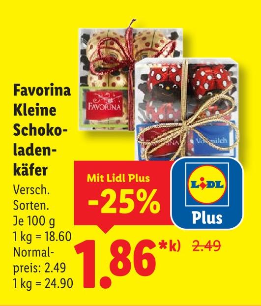 Kleine Schokoladenkäfer