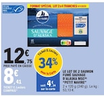 Le lot de 2 saumon fumé sauvage d'alaska msc - PETIT NAVIRE en promo chez E.Leclerc Le Mans à 8,41 €