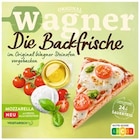 Die Backfrische Mozzarella Angebote von Wagner bei REWE Halle für 2,22 €