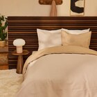 Parure de lit "Olive" - TEX HOME en promo chez Carrefour Parure de lit "Olive" - TEX HOME dans le catalogue Carrefour