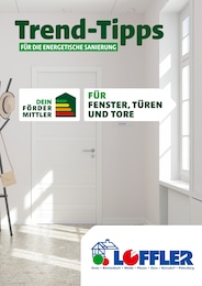 Bauzentrum Löffler Prospekt für Falkenstein: "Trend-Tipps FÜR DIE ENERGETISCHE SANIERUNG", 8 Seiten, 20.09.2024 - 29.09.2024