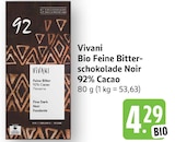 Bio Feine Bitterschokolade Noir 92% Cacao bei EDEKA im Prospekt "" für 4,29 €