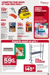 Prix et réduction HP dans le prospectus Gedimat en cours Offre HP dans le catalogue Gedimat du moment à la page 13