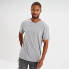T-shirt en coton manches courtes gris homme à 5,99 € dans le catalogue La Halle