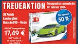 3D Puzzle Lamborghini Huracán EVO – Verde von Ravensburger für 17,49 € bei E center im Angebot 3D Puzzle Lamborghini Huracán EVO – Verde von Ravensburger im aktuellen E center Prospekt