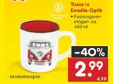 Tasse in Emaille-Optik im Angebot bei Netto Marken-Discount in Delmenhorst Tasse in Emaille-Optik Angebote von Volkswagen bei Netto Marken-Discount Delmenhorst für 2,99 €