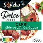 -50 % SUR LE 2ème ARTICLE Sur la gamme Dolce Pizza SODEBO - SODEBO en promo chez Cora Nancy