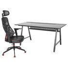 Gamingschreibtisch und -stuhl schwarz Angebote von UTESPELARE / MATCHSPEL bei IKEA Plauen für 348,00 €