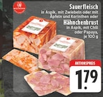 Sauerfleisch Hähnchenbrust Angebote von Wiltmann bei EDEKA Duisburg für 1,79 €