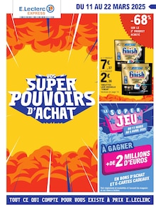 Prospectus E.Leclerc à Obernai, "VOS SUPER POUVOIRS D'ACHAT", 16 pages de promos valables du 11/03/2025 au 22/03/2025